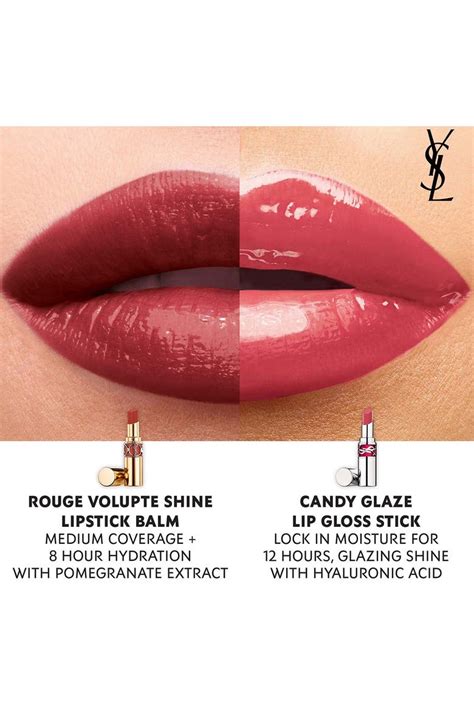 YSL pink lip gloss stick